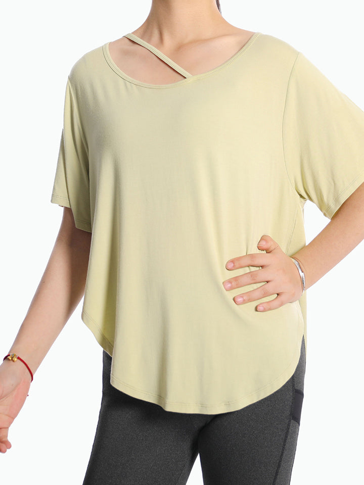 Loose-Fit Yoga and Sports Cover-Up Top