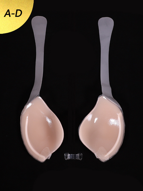 Invisible Strapless Lift Up Silicone Underwire Bra