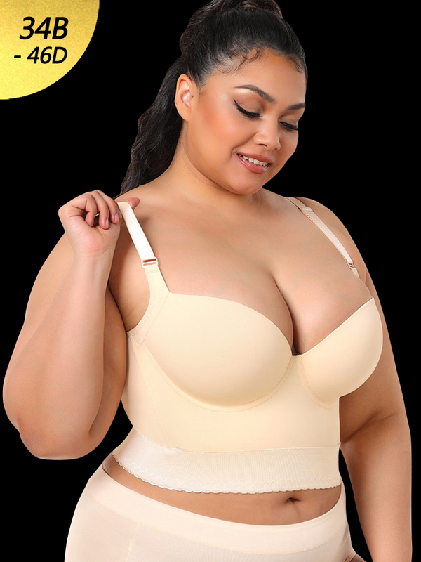 High Support Body-shaping Push Up Underwire Bra