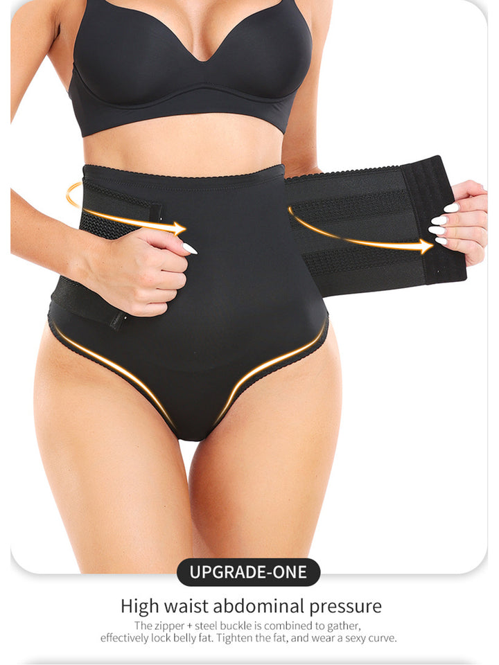 Adjustable High Waist Tummy Control Briefs