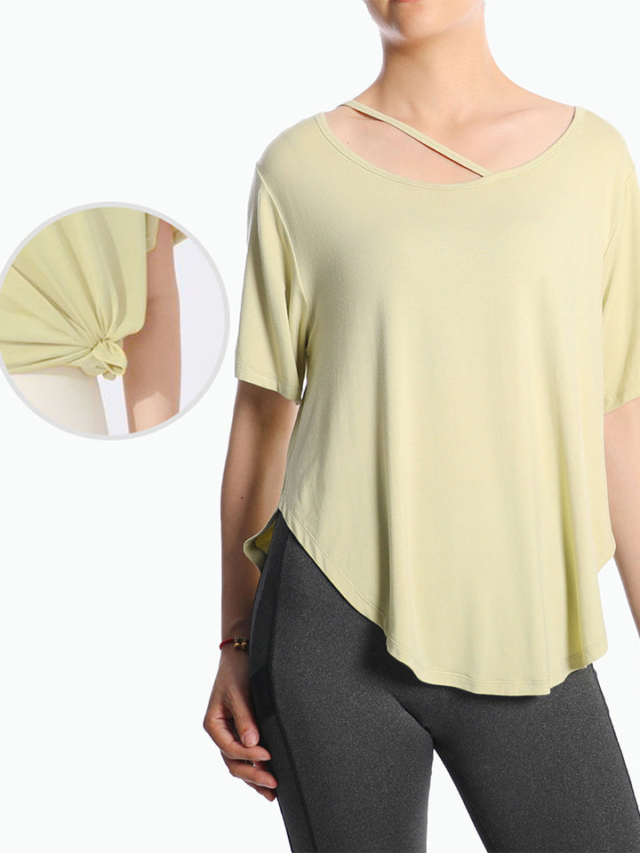 Loose-Fit Yoga and Sports Cover-Up Top