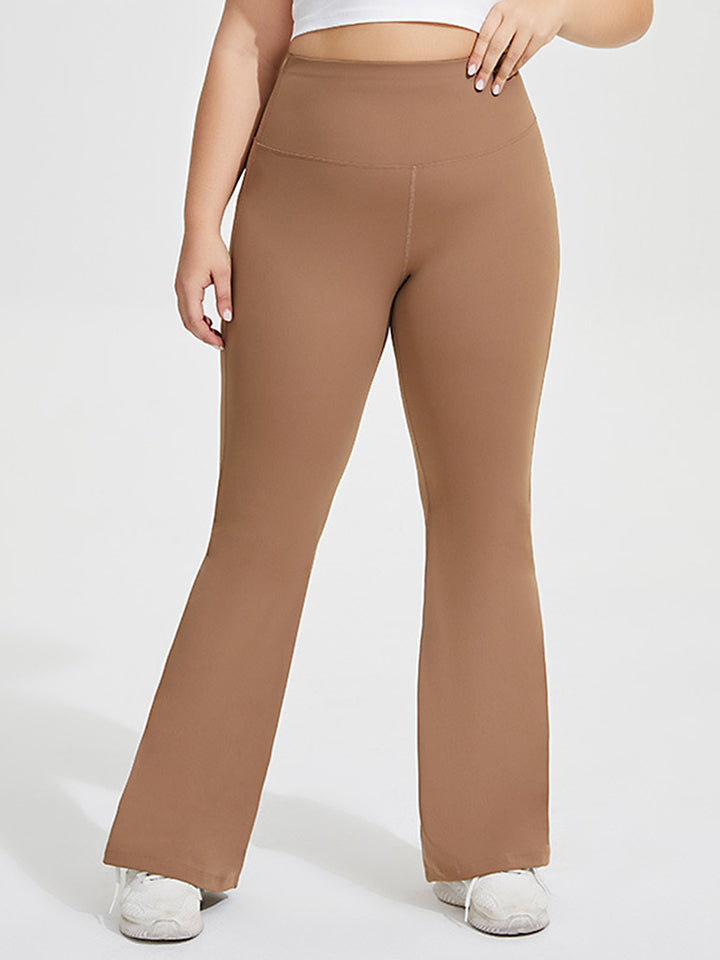 Seamless Butt-Lifting Sports Yoga Flared Trousers