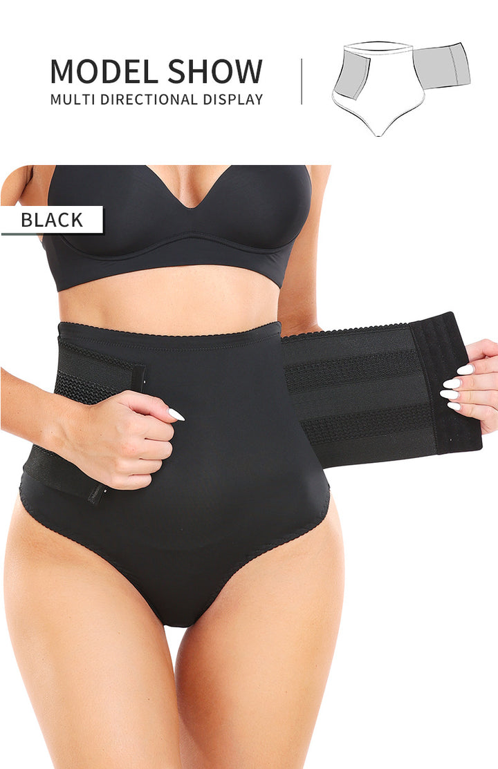 Adjustable High Waist Tummy Control Briefs