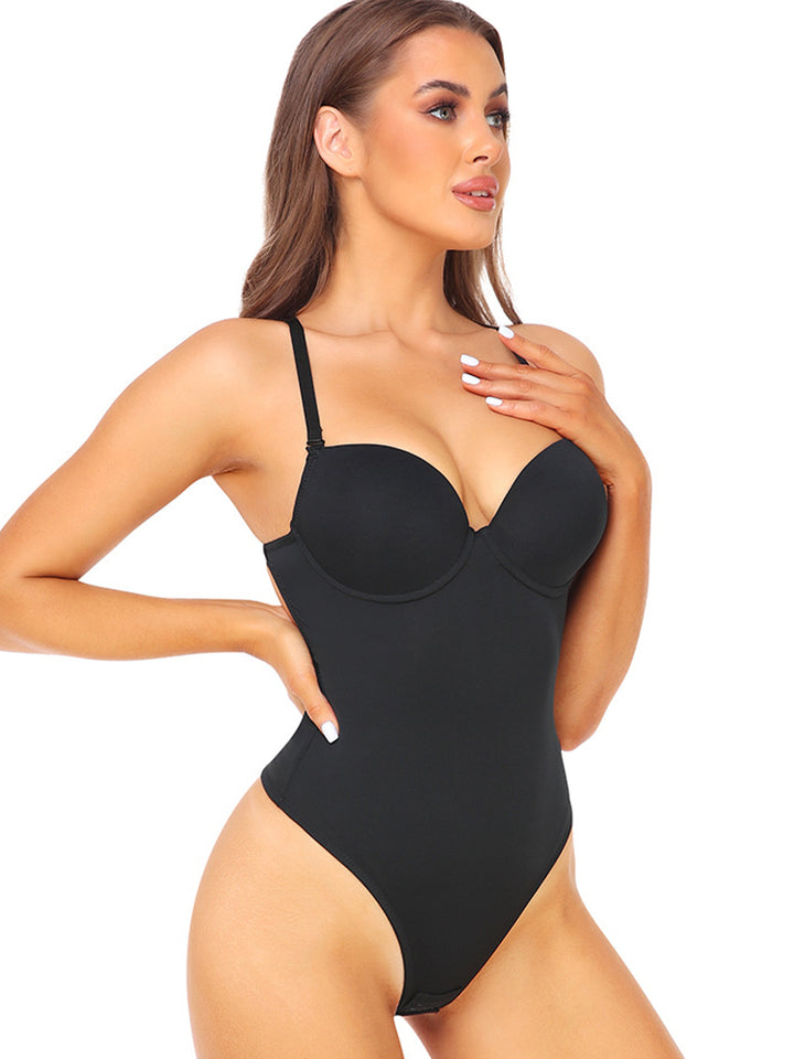 Two-Wear Backless Body Thong Shapewear for Evening Dresses