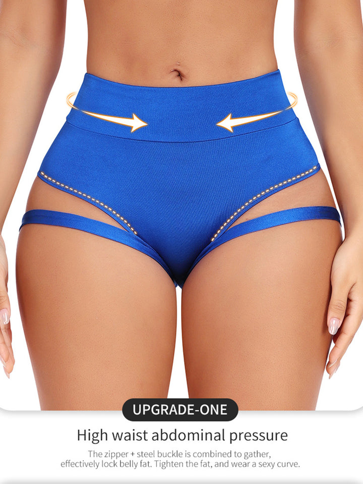 Women's High-Waist Tummy Control Bikini Bottom