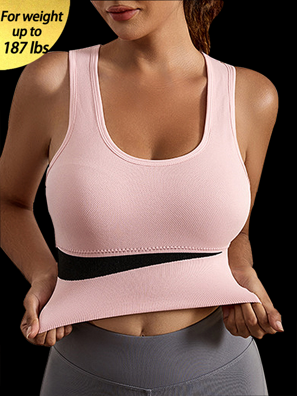 Women's Sports Wire-free Racerback Yoga Bra