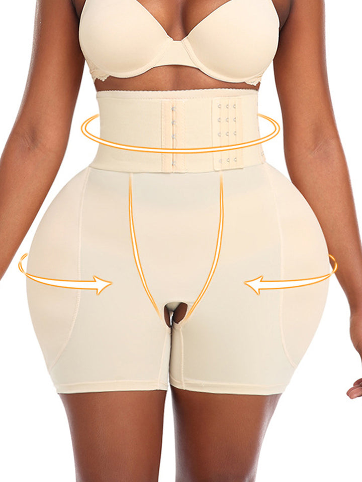 High Waist Removable Pad Butt Enhancer Tummy Control Shapewear