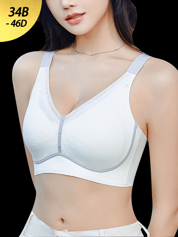 Summer Breathable Wire-Free Minimizer Bra