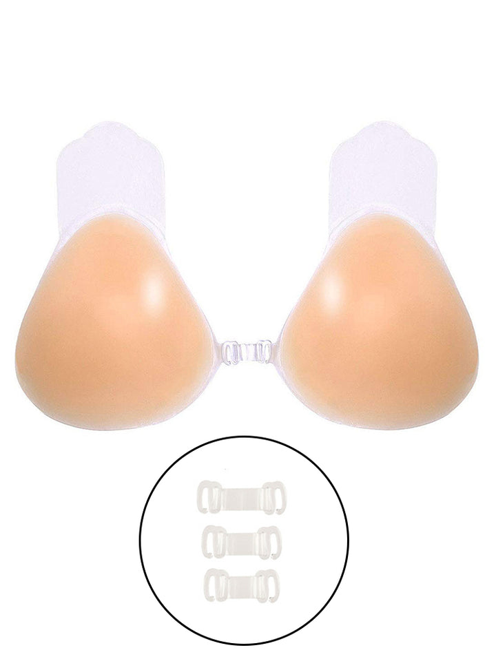 Smooth Silicone Teardrop Shape Invisible Lift Bra