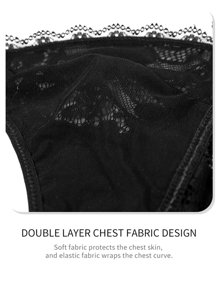 Lace V Neck Butt Enhancer Sleeveless Bodysuit Shapewear