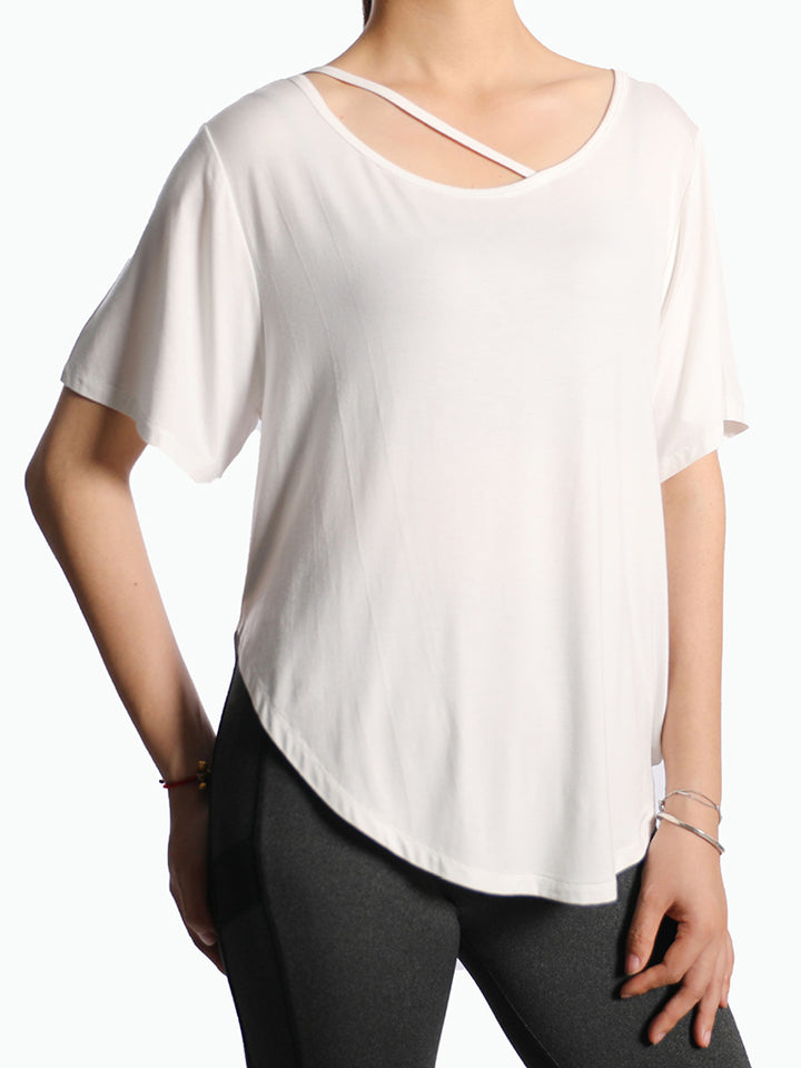 Loose-Fit Yoga and Sports Cover-Up Top