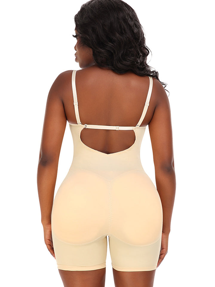 Lace Butt Enhance Body Shaperwear with Removable Padding