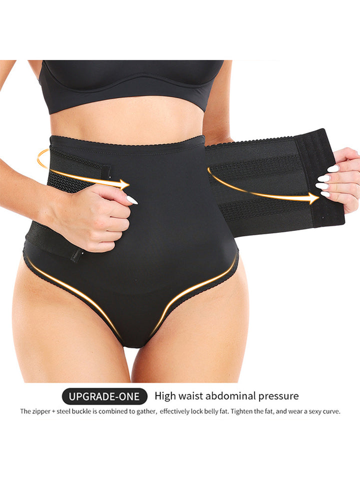 Adjustable High Waist Tummy Control Briefs