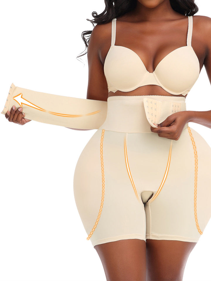 High Waist Removable Pad Butt Enhancer Tummy Control Shapewear