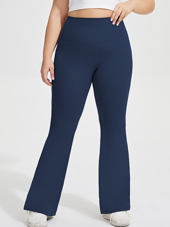 Seamless Butt-Lifting Sports Yoga Flared Trousers