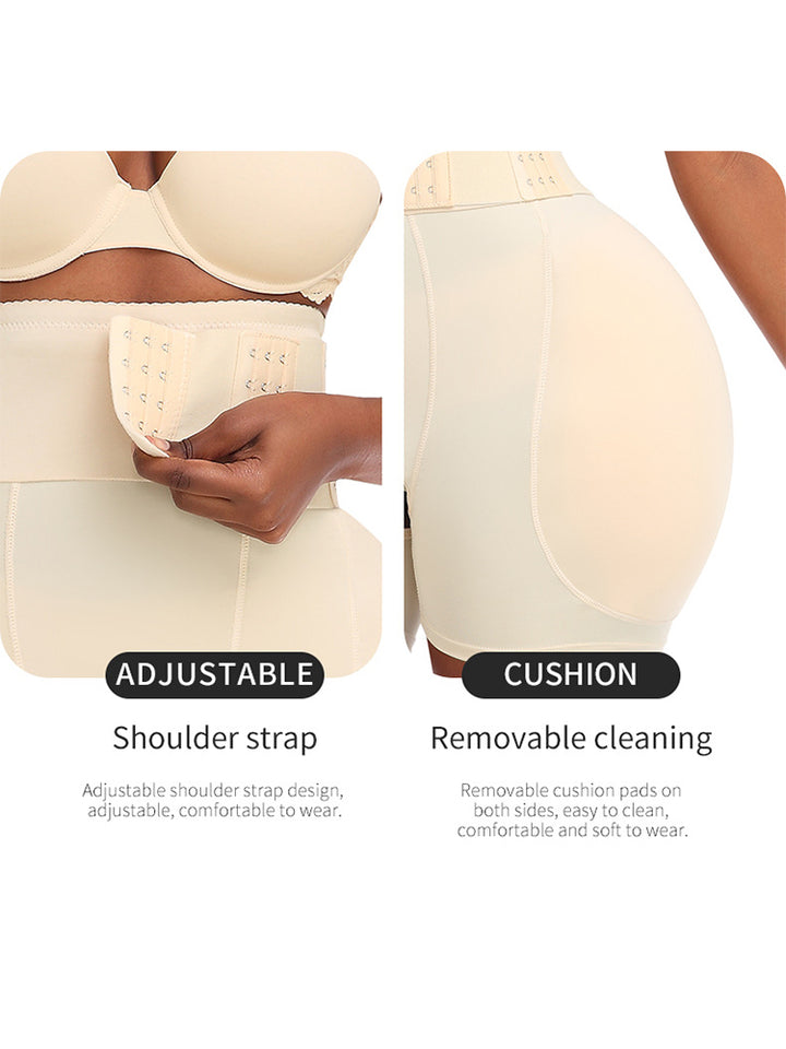 High Waist Removable Pad Butt Enhancer Tummy Control Shapewear