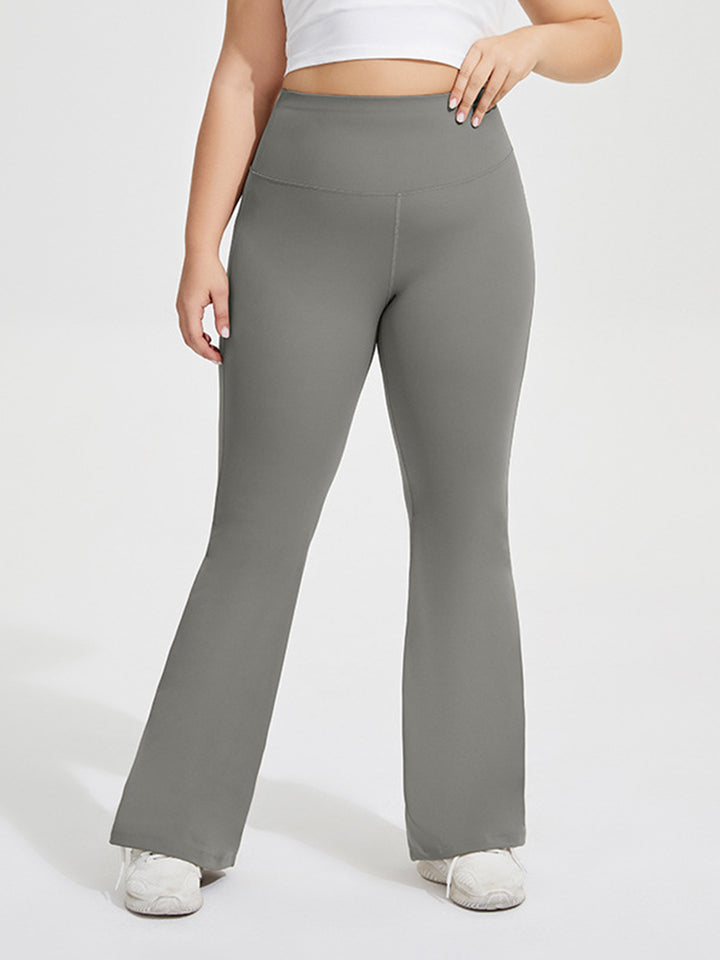 Seamless Butt-Lifting Sports Yoga Flared Trousers