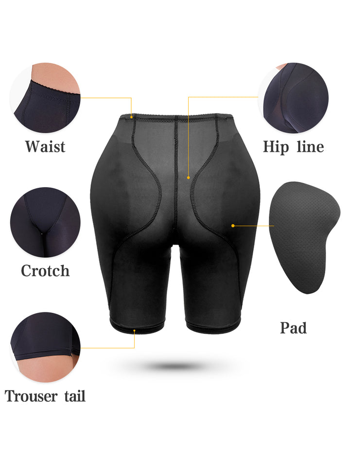 Women Low-Waist Butt Enhancer Tights Shapewear