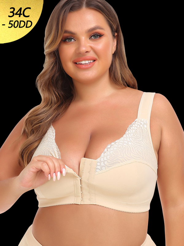 Vest Shaper Side Support Front Closure Bras