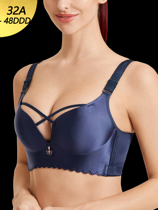 Sexy Front Criss Cross Push Up Wireless Bras