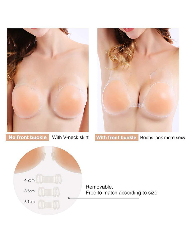 Smooth Silicone Teardrop Shape Invisible Lift Bra