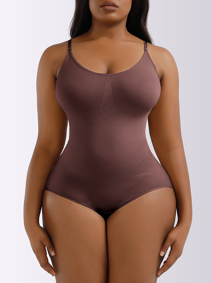 Seamless Sculpting Sling Shapewear Bodysuit