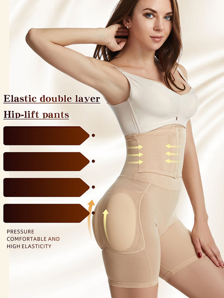 Butt Lifter High-Waisted Hip Enhancer Body Shaper sponge mat Pants Shapewear 
