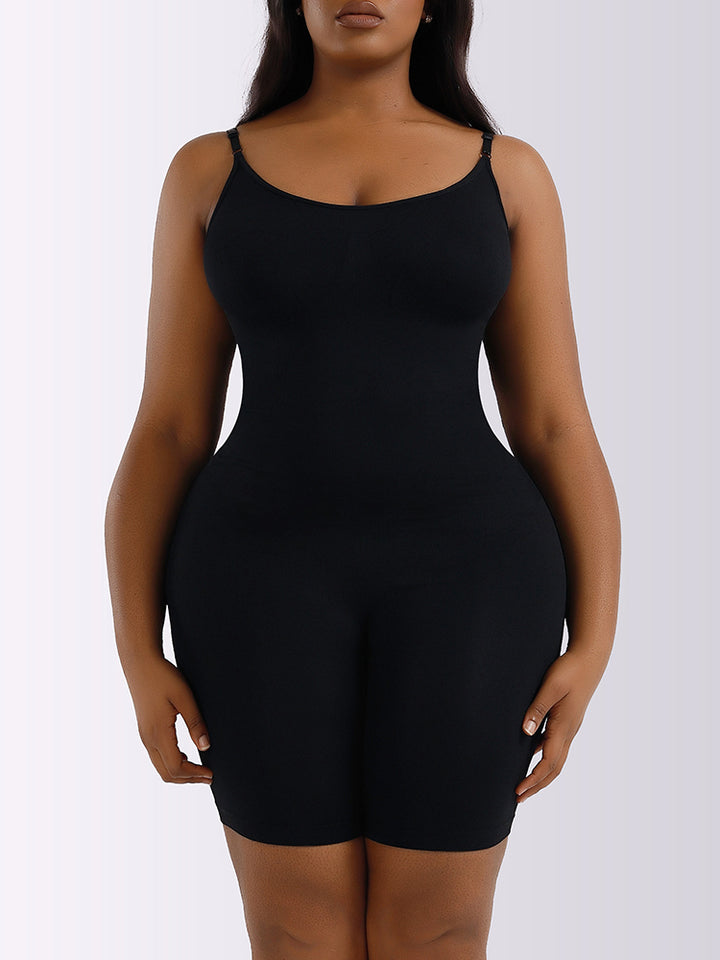 Seamless Sculpting Sling Shapewear Bodysuit