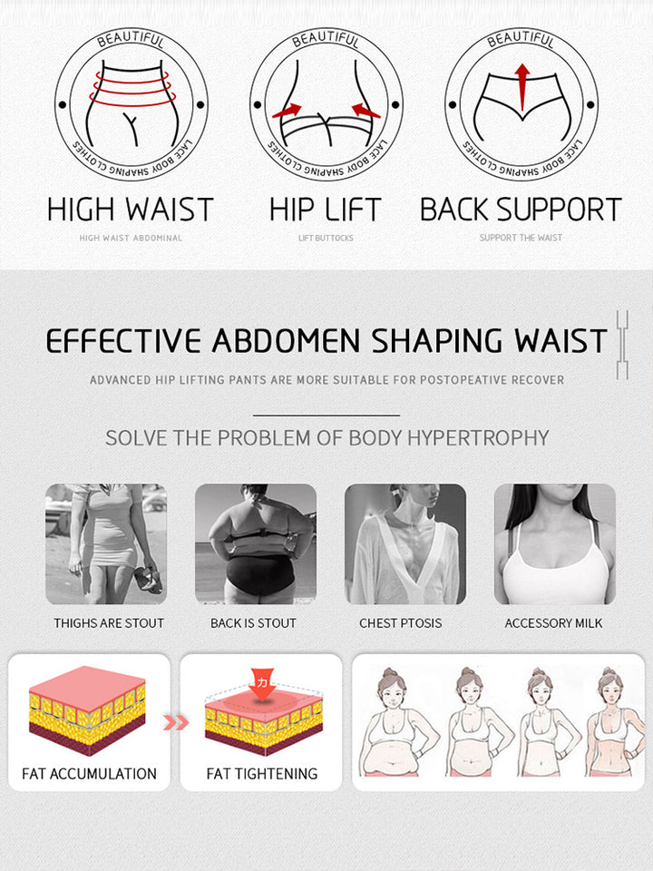 Mid Waist Butt Lifter Tummy Hip Lift Control Shapewear