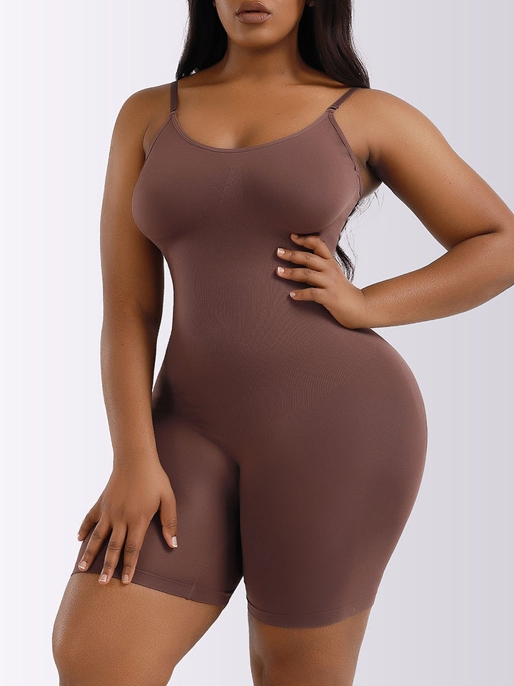 Seamless Sculpting Sling Shapewear Bodysuit