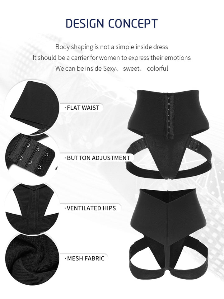 Mid Waist Butt Lifter Tummy Hip Lift Control Shapewear