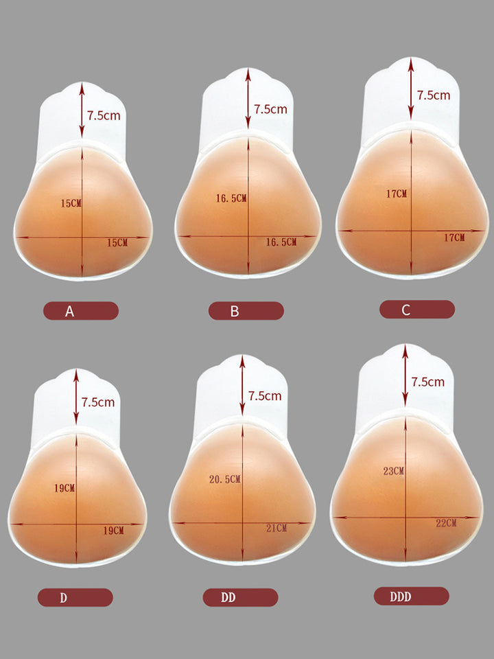 Smooth Silicone Teardrop Shape Invisible Lift Bra