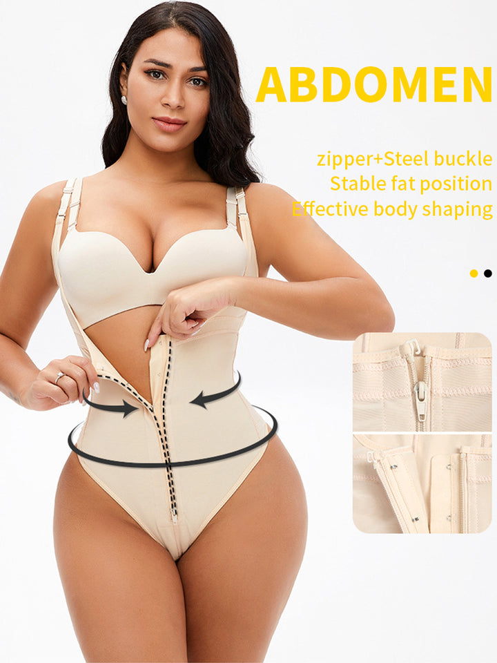 Waist Trainer Bodysuit Thong Shapewear for Women