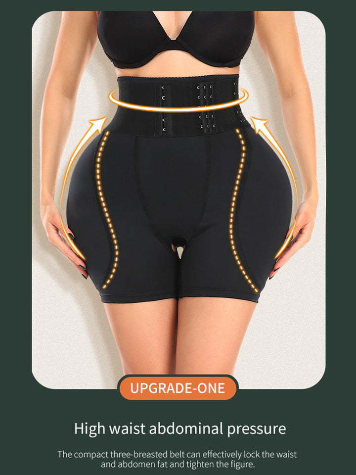 High Waist Removable Pad Butt Enhancer Tummy Control Shapewear