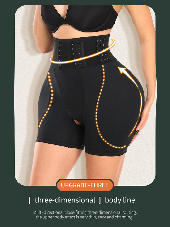 High Waist Removable Pad Butt Enhancer Tummy Control Shapewear