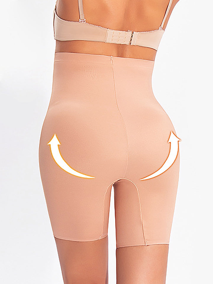 Women Waisted Tummy Control BodyShaper Slip Shorts for Under Dresses