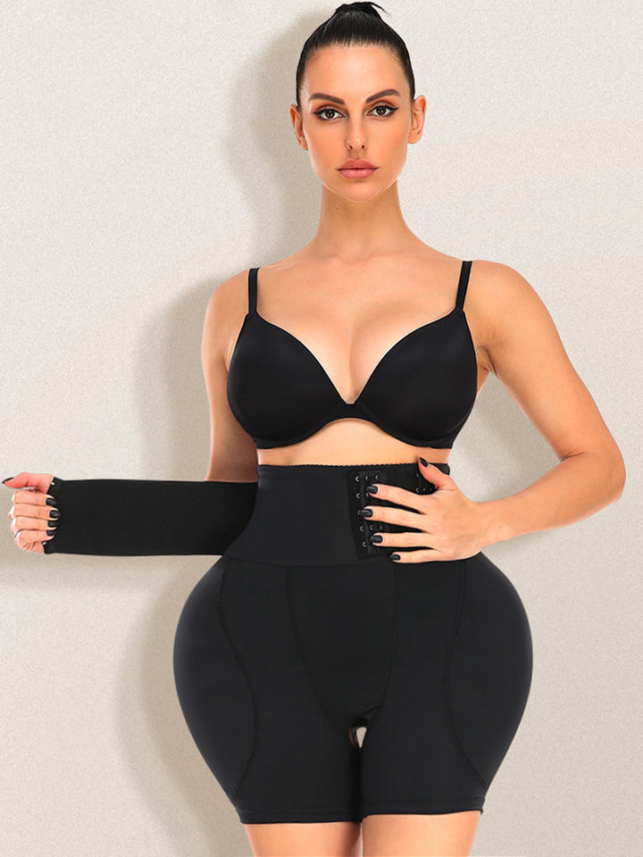 High Waist Removable Pad Butt Enhancer Tummy Control Shapewear