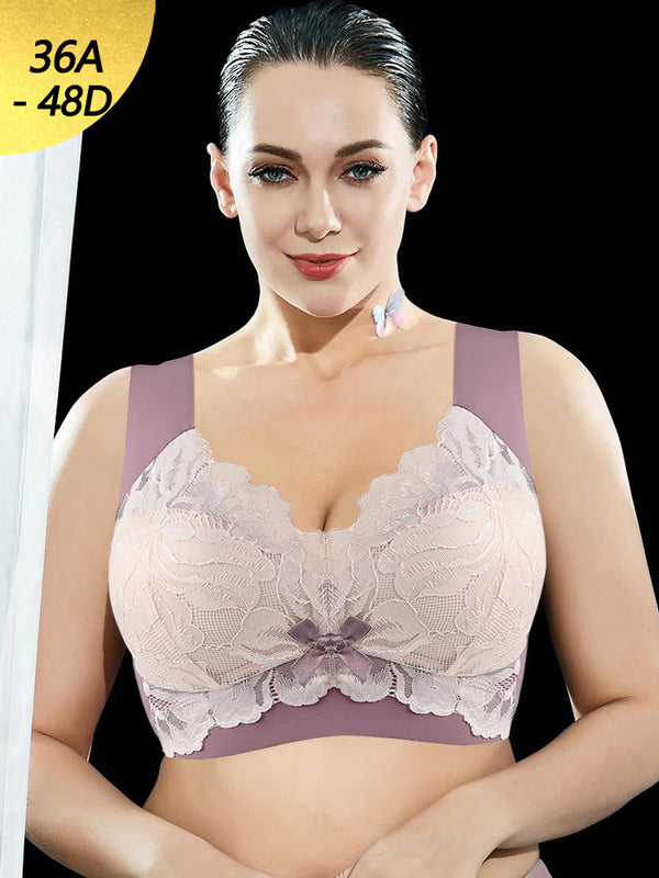 Breathable Lace Soft Beauty Back Wire-free Bra