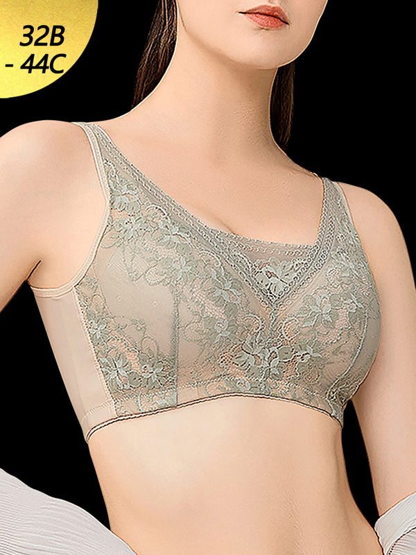 Comfortable Thin Full Cup Wireless Bra