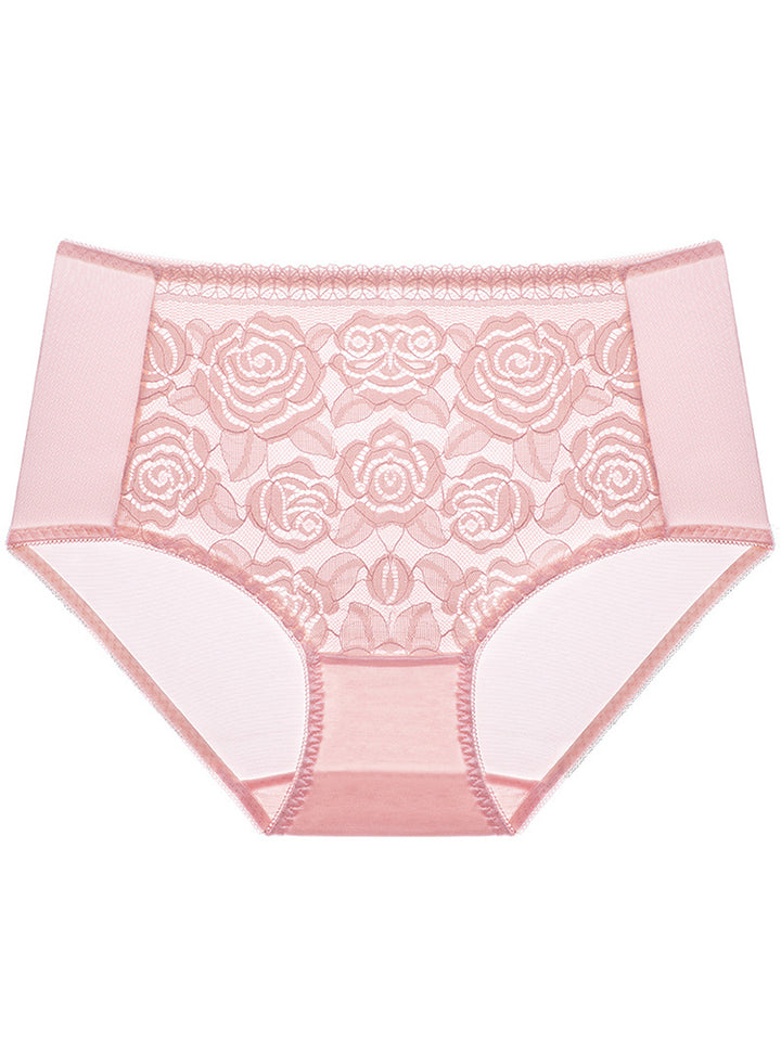 Sexy Comfy Soft Lace High Cut Brief