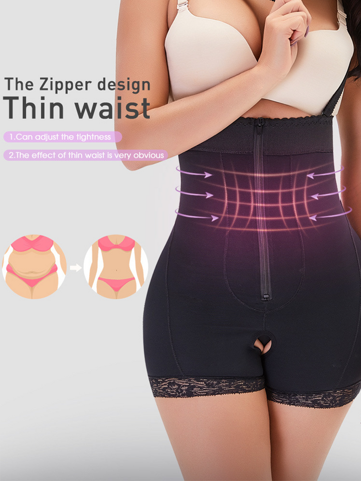 Ultra High Waist Removable Straps Tummy Control Body Shaper