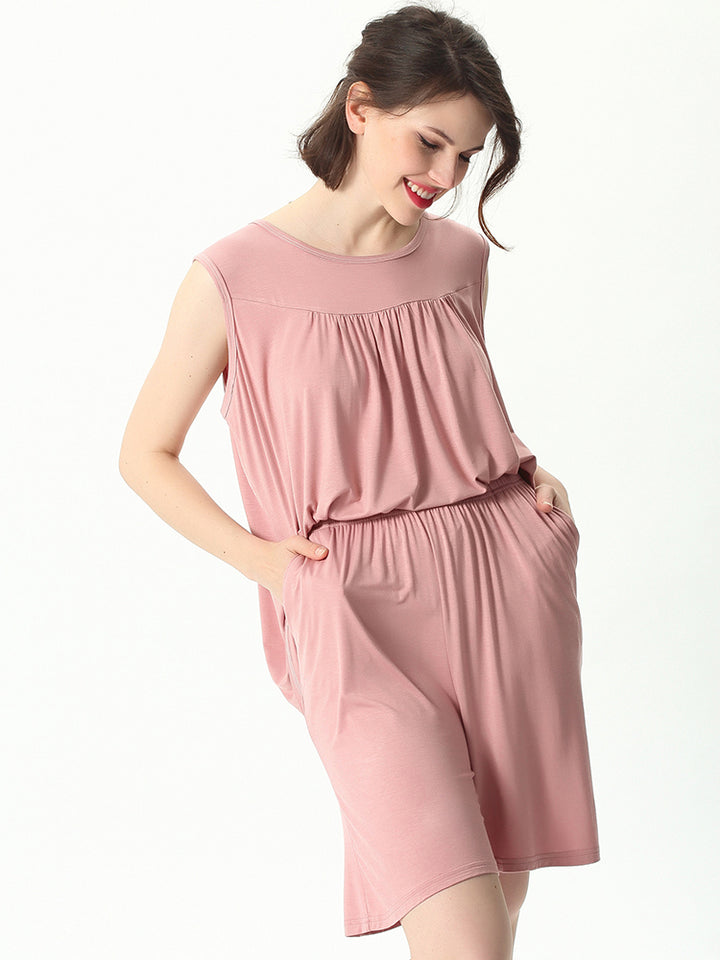 Plus Size Soft Sleeveless Sleepwears Loungewear Sets