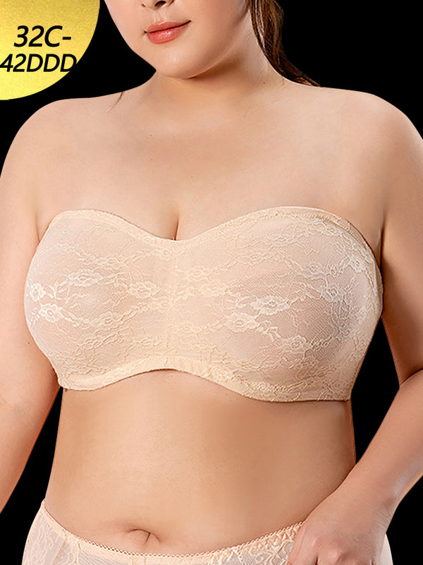 Ultra-thin Breathable Lace Strapless Bra