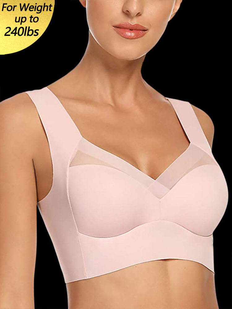 Seamless Leisure Bras for Women, A to D Cup Design With Removable Pads No  Underwire Sleep Bralette(for A-D Cups).