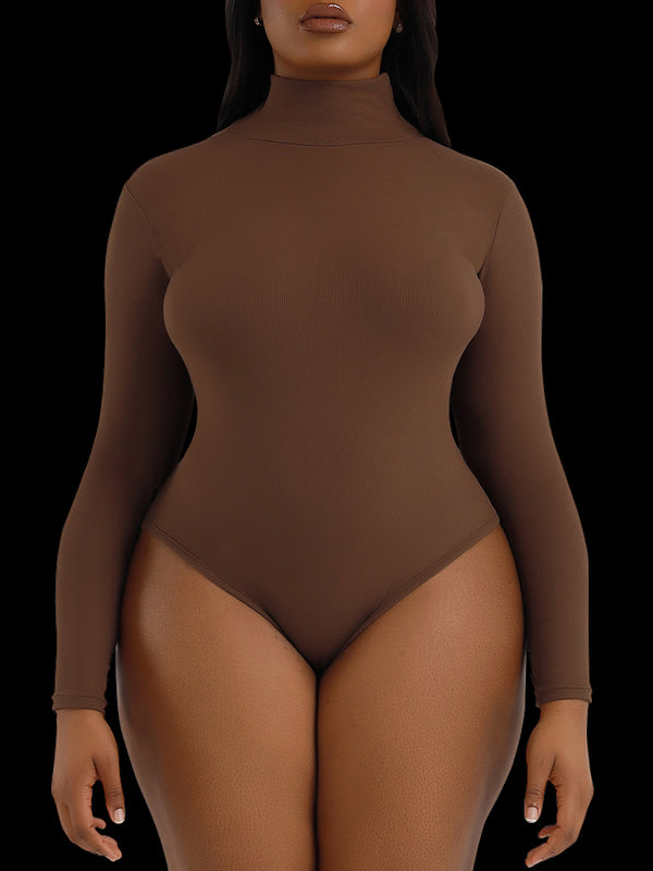 Slim Turtleneck Bottoming Long-sleeved Bodysuit