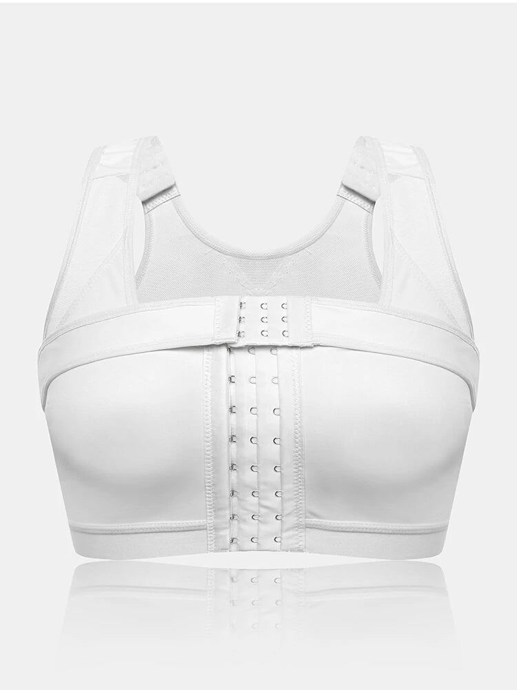 Women’s Front Closure Bra Posture Corrector Shaper with Breast Support ...