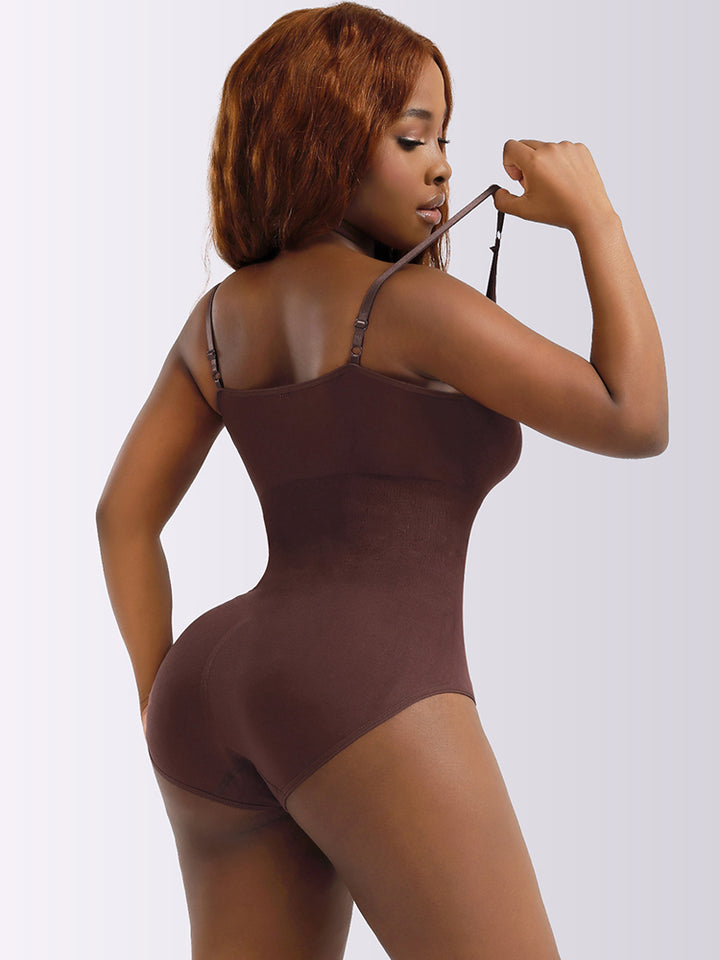 Seamless Sculpting Sling Shapewear Bodysuit