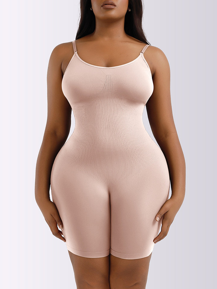 Seamless Sculpting Sling Shapewear Bodysuit