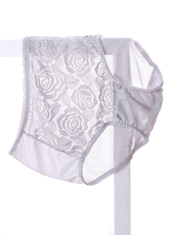 Sexy Comfy Soft Lace High Cut Brief