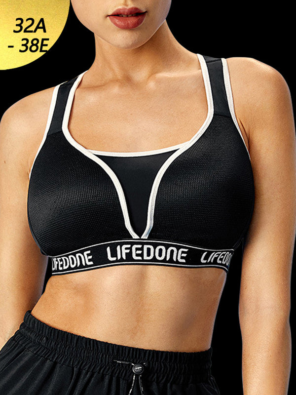 Performance Moisture Wicking High Impact Reversible Seamless Sports Bra